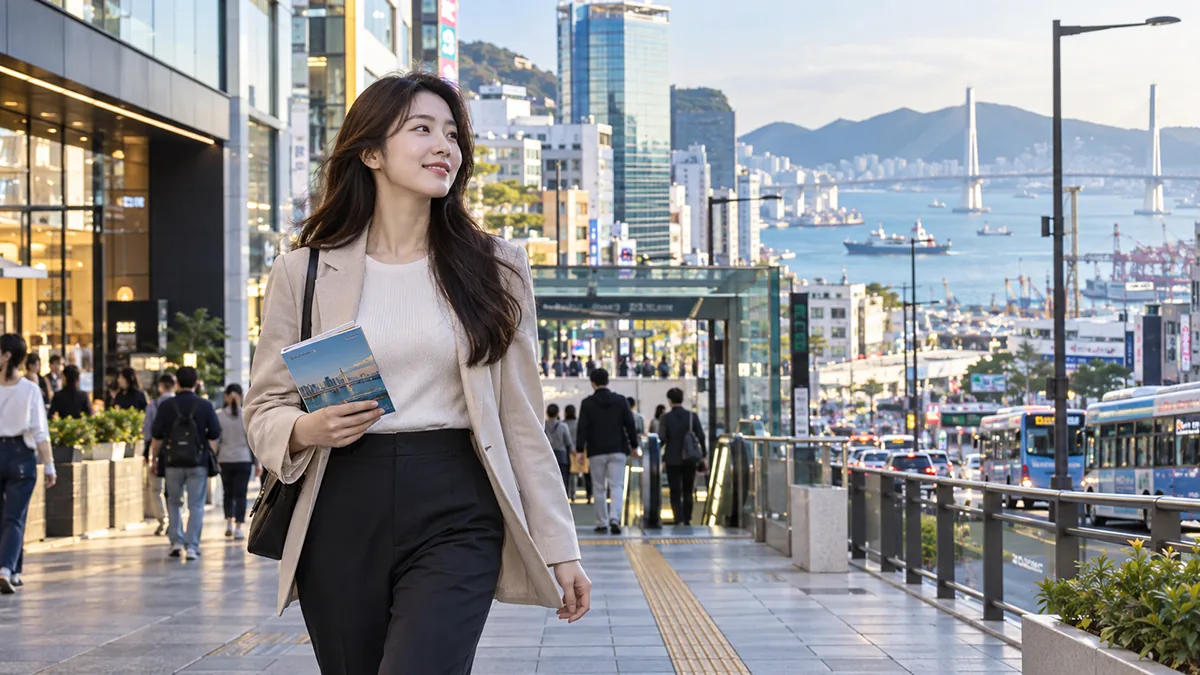 해운대오피 경관과 편의시설을 보여주는 해운대 바다 이미지